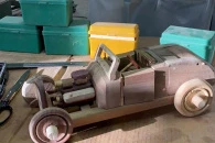 wooden street rod puzzle